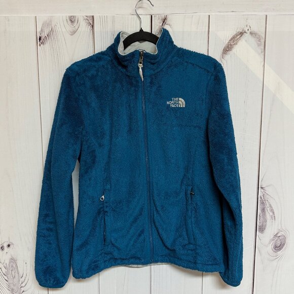 The North Face Women’s M Oso Full Zip Fleece Jacket Blue Plush - Picture 1 of 11